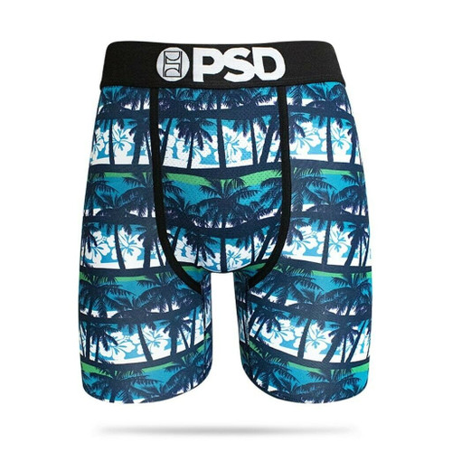 PSD Palms Trees BLVD Hibiscus Flowers Athletic Boxer Briefs Underwear E11911032