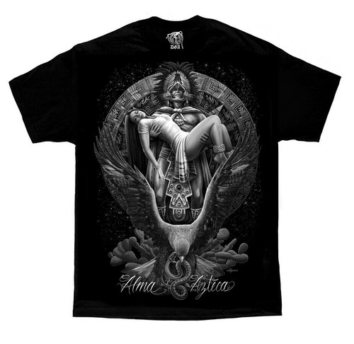 DGA David Gonzales Art Alma Azteca Calendar Warrior God Eagle Snake T Shirt DGA David Gonzales Art Alma Azteca Calendar Warrior God Eagle Snake T Shirt
