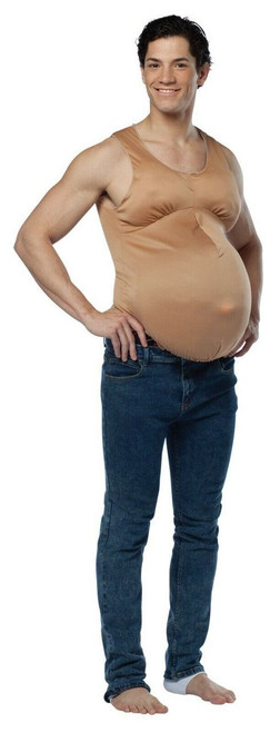Rasta Imposta Pregnant Belly Bodysuit Adult Halloween Costume Accessory GC6451 Rasta Imposta Pregnant Belly Bodysuit Adult Halloween Costume Accessory GC6451