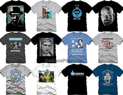 AUTHENTIC 2013 BREAKING BAD HEISENBERG WALTER JESSE POLLOS TV SHOW T SHIRT S-2XL AUTHENTIC 2013 BREAKING BAD HEISENBERG WALTER JESSE POLLOS TV SHOW T SHIRT S-2XL