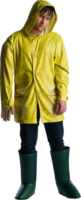Rubies IT Movie Georgie Scary Horror Raincoat Adult Halloween Costume 700026