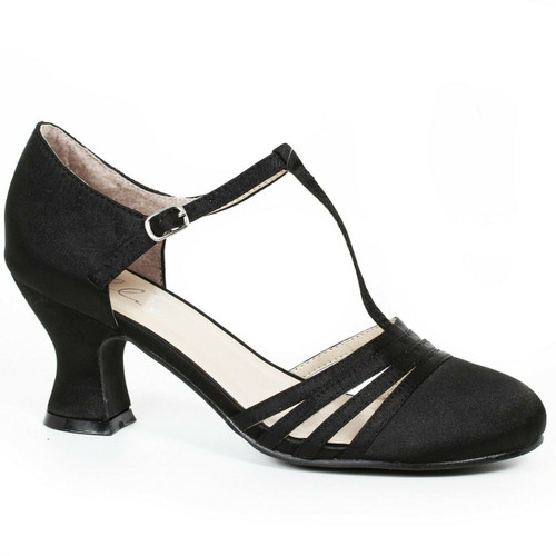 ELlie Shoes Strappy Satin Dance Womens Costume Pumps Shoes Heels 254-LUCILLE ELlie Shoes Strappy Satin Dance Womens Costume Pumps Shoes Heels 254-LUCILLE