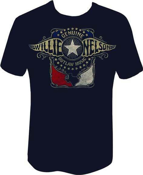 Zion Rootswear WIllie Nelson Outlaw Wings Texas Country Music T Shirt ZRWN1010 Zion Rootswear WIllie Nelson Outlaw Wings Texas Country Music T Shirt ZRWN1010