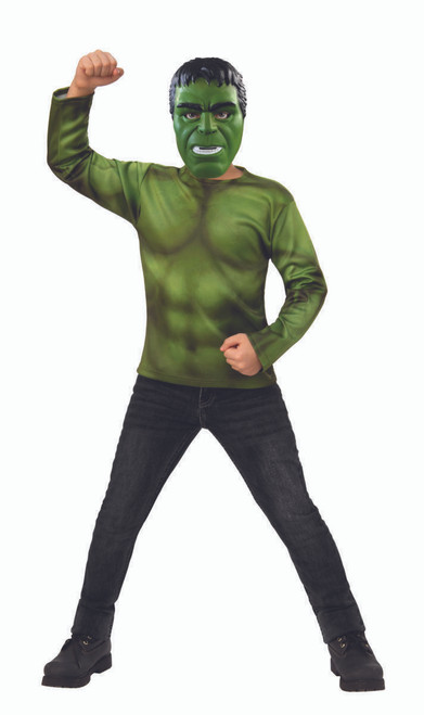Rubies Marvel Avengers Endgame Hulk Childs Top Mask Halloween Costume 700722 Rubies Marvel Avengers Endgame Hulk Childs Top Mask Halloween Costume 700722