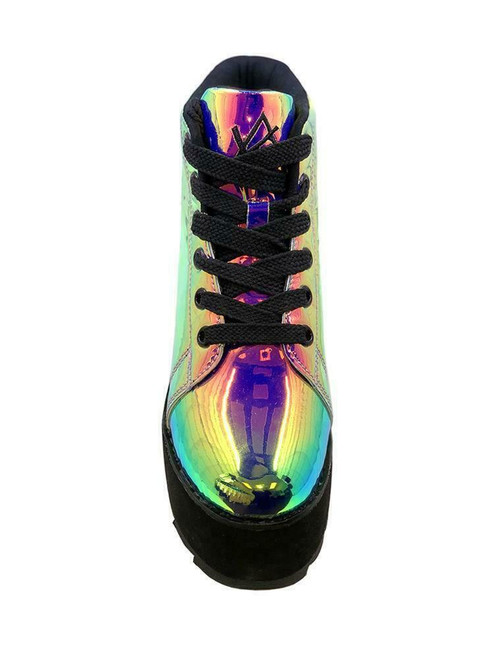 Y.R.U. Reflective Lala Luna Platform Sneakers | Platform sneakers, Goth  shoes, Kawaii shoes