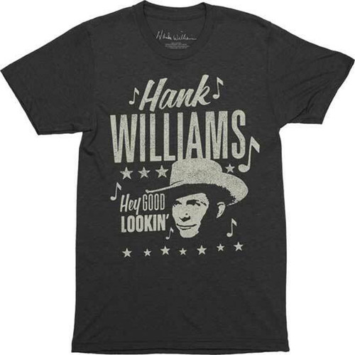 Hank Williams Hey Good Lookin Portrait Country Honky Tonk Music T Shirt 30170002 Hank Williams Hey Good Lookin Portrait Country Honky Tonk Music T Shirt 30170002