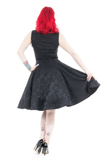 plus size black dresses for women Plus-Size Long Black Beaded Prom Dress with Cut-Outs Black / 18