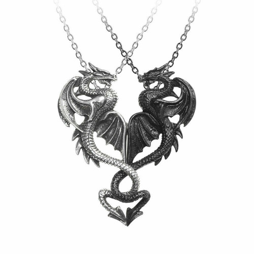 Alchemy of England Gothic Draconic Tryst Dragons Medieval Necklace Set P811 Alchemy of England Gothic Draconic Tryst Dragons Medieval Necklace Set P811