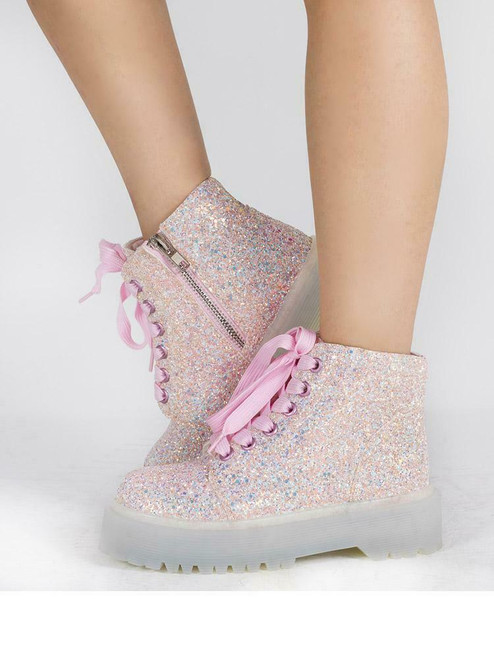 yru glitter boots