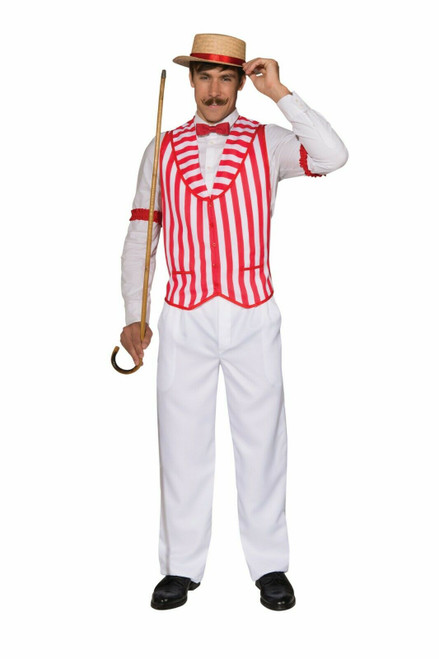 Forum Novelties 20s Barber Shop Quartet Vest Striped STD Halloween Costume 70161