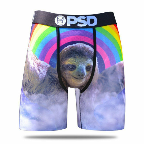 PSD Sloth Rainbows Clouds Funny Urban Athletic Boxer Briefs Underwear E11911051