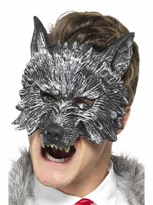Smiffys Deluxe Big Bad Wolf Riding Hood Mask Halloween Costume Accessory 20348 Smiffys Deluxe Big Bad Wolf Riding Hood Mask Halloween Costume Accessory 20348