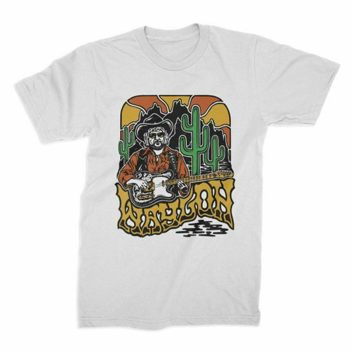Waylon Jennings Desert Cactus Country Rockabilly Outlaw Music T Shirt 10131807 Waylon Jennings Desert Cactus Country Rockabilly Outlaw Music T Shirt 10131807