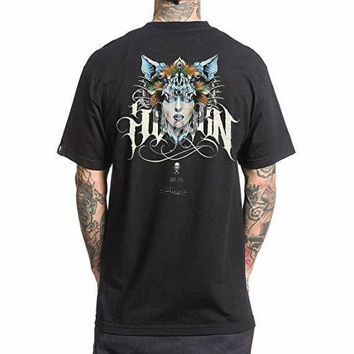 Sullen Art Bat Lady Electric Flowers Urban Punk Tattoos Inked T Shirt SCM2429 Sullen Art Bat Lady Electric Flowers Urban Punk Tattoos Inked T Shirt SCM2429