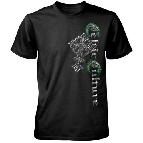 90s「Sacred Hearts Celtic Cross Shirts」 Celtic Culture Irish Ireland Christian Cross Symbols St Patricks