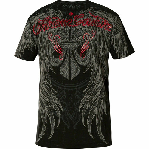 Xtreme Couture by Affliction Reverence Skull UFC MMA Tattoos Biker T Shirt  X1160