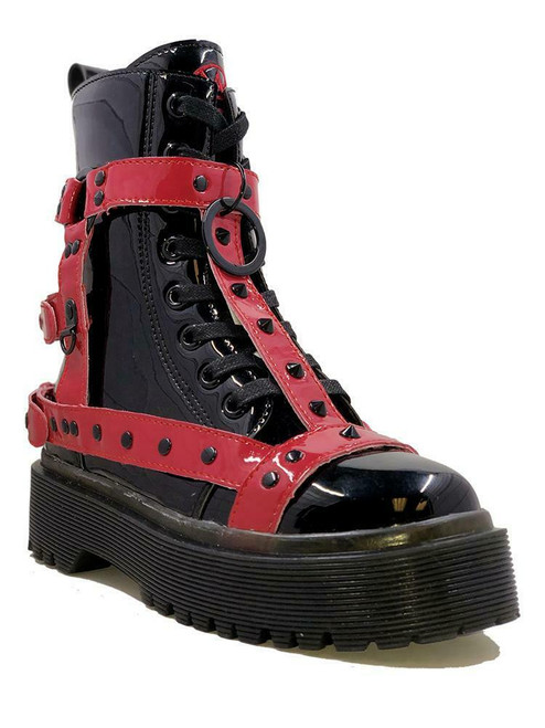 Strange Cvlt Cult YRU Disorder Bondage Black Red Goth Punk