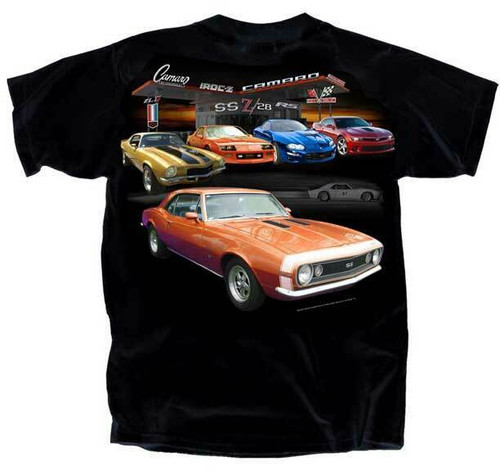 Chevy Chevrolet GM General Motors Camaro Gas Station Trucks Cars T Shirt CV7CM-B Chevy Chevrolet GM General Motors Camaro Gas Station Trucks Cars T Shirt CV7CM-B