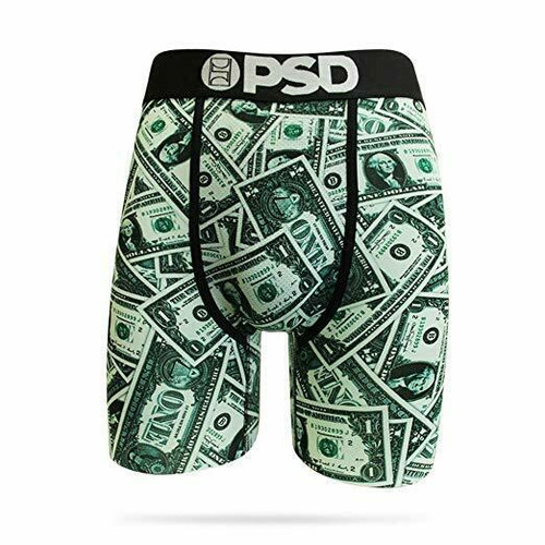 PSD Singles Dollar Bills Money Athletic Urban Boxer Briefs Underwear E21911028