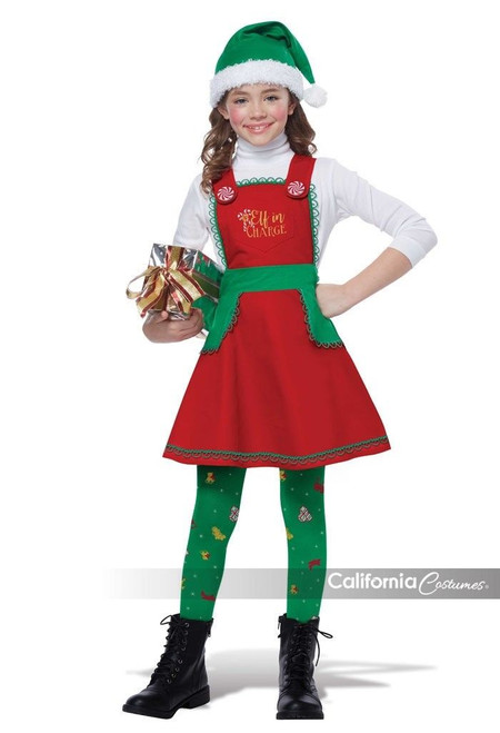 California Costumes Elf In Charge Santas Helper Christmas Xmas Costume 00587 California Costumes Elf In Charge Santas Helper Christmas Xmas Costume 00587