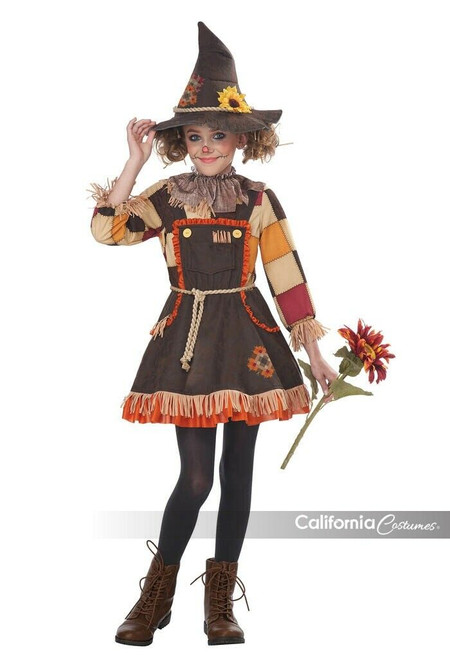 California Costumes Patchwork Scarecrow Autumn Girls Halloween Costume 00375 California Costumes Patchwork Scarecrow Autumn Girls Halloween Costume 00375