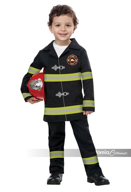 California Costumes Junior Fire Chief Toddler Halloween Costume 00187 California Costumes Junior Fire Chief Toddler Halloween Costume 00187