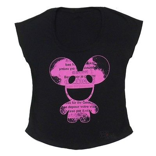 Authentic Deadmau5 Bass For Your Face Dj Girl Juniors Dolman T Shirt S M L Xl Authentic Deadmau5 Bass For Your Face Dj Girl Juniors Dolman T Shirt S M L Xl