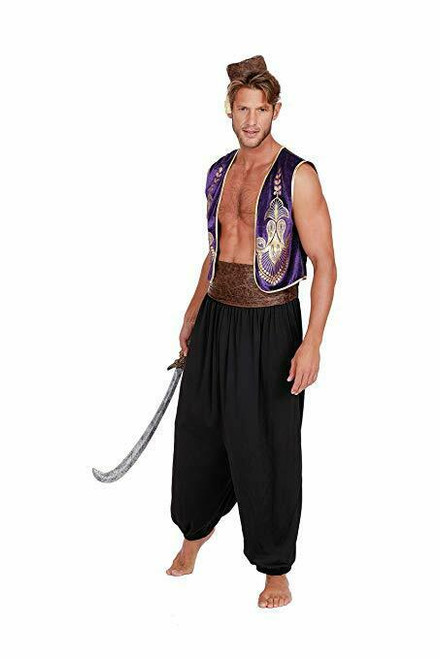 Dreamgirl Arabian Prince Sultan Aladdin Adult Mens Halloween Costume 11561 Dreamgirl Arabian Prince Sultan Aladdin Adult Mens Halloween Costume 11561