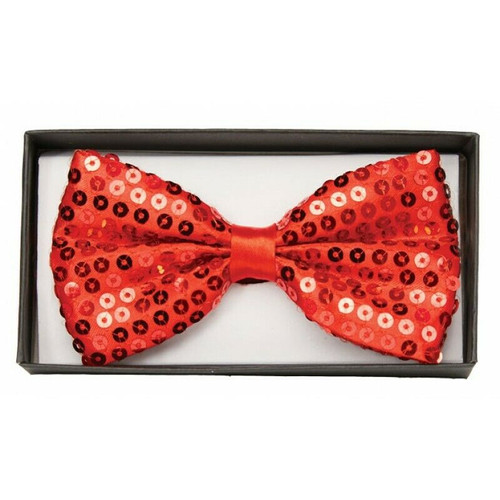 Underwraps Red Sequin Bow Tie Adult Unisex Halloween Costume Accessory 29816 Underwraps Red Sequin Bow Tie Adult Unisex Halloween Costume Accessory 29816