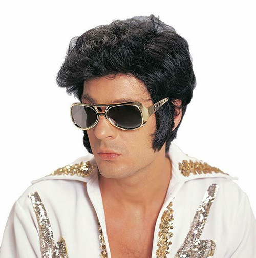 Costume Culture Rock n Roll Elvis Deluxe Wig Halloween Costume Accessory 24528