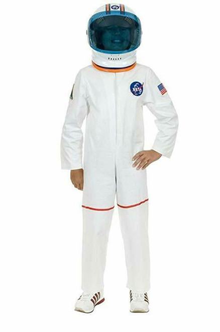 Charades Astronaut Flight Suit NASA White Adult Mens Halloween Costume  CH02034 - Fearless Apparel