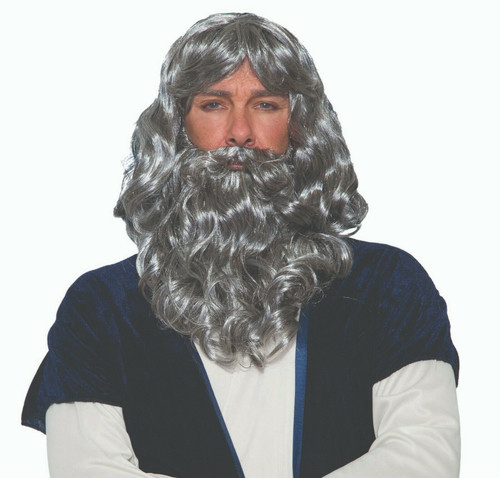 Forum Novelties Biblical Moses Beard Wig Set Halloween Costume Accessory 79087