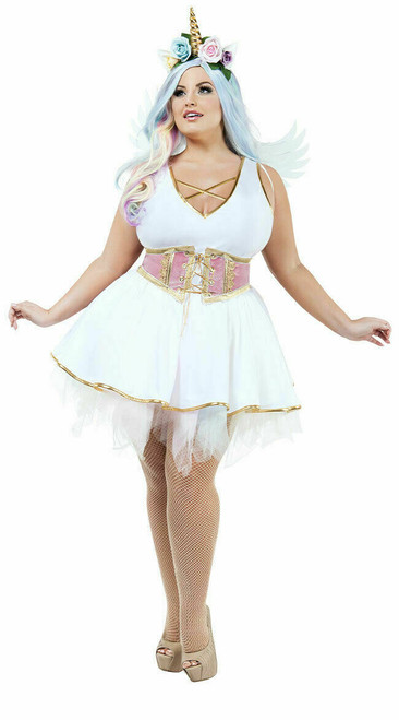Starline Pastel Pony Unicorn Sexy Adult Plus Size Women Halloween Costume S9028X Starline Pastel Pony Unicorn Sexy Adult Plus Size Women Halloween Costume S9028X