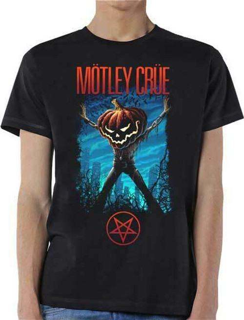 Motley Crue Pumpkin Head Heavy Metal Classic Rock Music Band T Shirt MOT10280 Motley Crue Pumpkin Head Heavy Metal Classic Rock Music Band T Shirt MOT10280