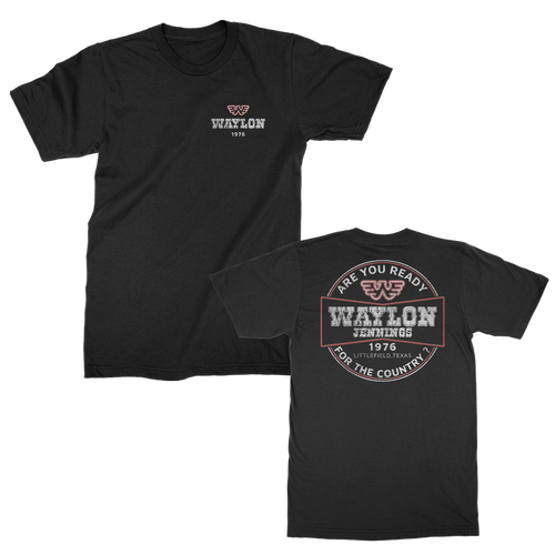 Waylon Jennings Are You Ready Outlaw Country Music Singer T Shirt WAY10137645 Waylon Jennings Are You Ready Outlaw Country Music Singer T Shirt WAY10137645