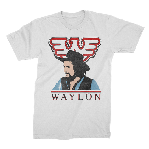 Waylon Jennings Colorized Portrait Country Music Singer T Shirt WAY10137660 Waylon Jennings Colorized Portrait Country Music Singer T Shirt WAY10137660