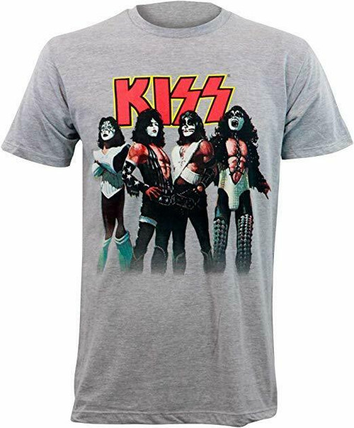 Kiss Pyramid 1970s Classic Rock Glam Heavy Metal Music Band T