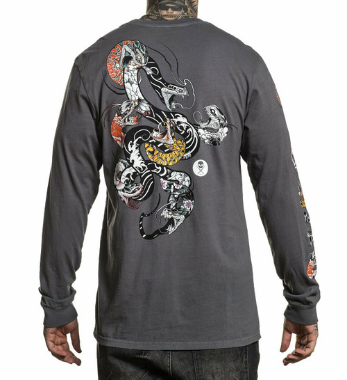 Sullen Serpents Daniel Formentin Irezumi Art Tattoos Long Sleeve T Shirt SCM2582 Sullen Serpents Daniel Formentin Irezumi Art Tattoos Long Sleeve T Shirt SCM2582