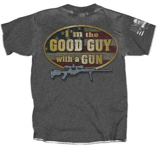 I'm The Good Guy With The Gun Military American Flag Patriotic T Shirt TAGGG I'm The Good Guy With The Gun Military American Flag Patriotic T Shirt TAGGG