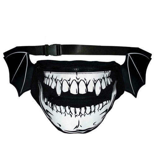 VAMPS フリンジヒップバック　未開封 Kreepsville 666 Skull Bat Wings Goth Punk Horror Hip Pouch Fanny