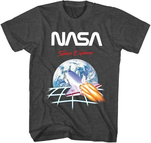 NASA Space Explorer Shuttle Vintage Style Retro Earth World T Shirt TS10120NASM NASA Space Explorer Shuttle Vintage Style Retro Earth World T Shirt TS10120NASM