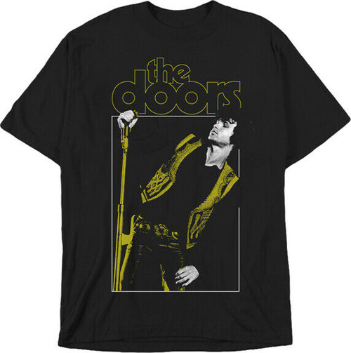 The Doors Jim Morrison Microphone Vest Classic Rock Music Band T Shirt 10230095 The Doors Jim Morrison Microphone Vest Classic Rock Music Band T Shirt 10230095