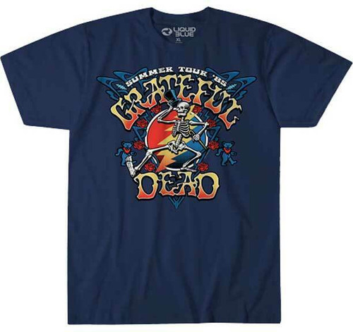 Grateful Dead Strutting Skelly Tour 1985 Classic Rock Music Band T Shirt 61554 Grateful Dead Strutting Skelly Tour 1985 Classic Rock Music Band T Shirt 61554