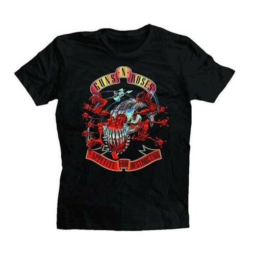 Guns N Roses GNR Appetite for Destruction Avenger Banner Band T Shirt 12160411 Guns N Roses GNR Appetite for Destruction Avenger Banner Band T Shirt 12160411