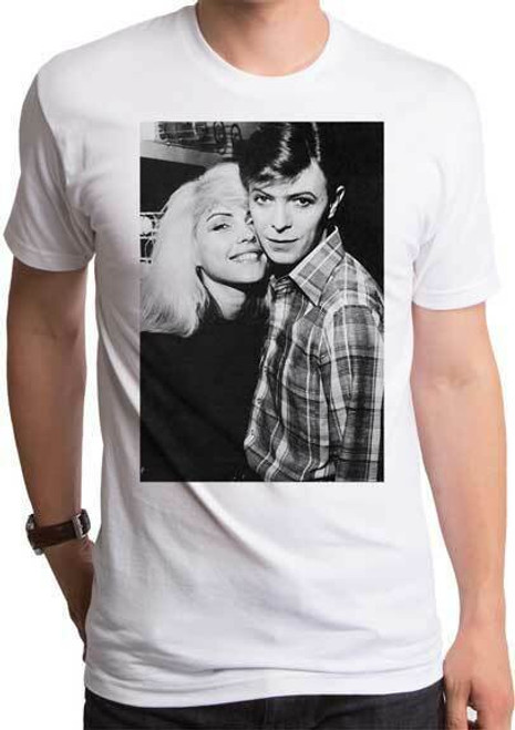 Debbie Harry Blondie David Bowie Photograph 80s Dance Music T Shirt DBH0007-101 Debbie Harry Blondie David Bowie Photograph 80s Dance Music T Shirt DBH0007-101
