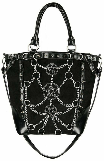Killstar Shona Pentagram Witch Satanic Gothic Punk Beach Bag Killstar Shona Pentagram Witch Satanic Gothic Punk Beach Bag