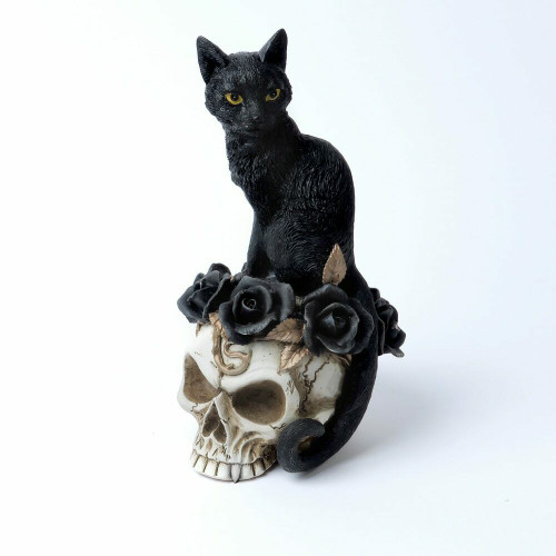 Alchemy of England Gothic Grimalkins Ghost Cat Witch Desk Ornament Sculpture V71 Alchemy of England Gothic Grimalkins Ghost Cat Witch Desk Ornament Sculpture V71