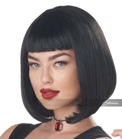 California Costumes 90s Pulp Fiction Mia Wallace Bob Wig Halloween Costume 70517 California Costumes 90s Pulp Fiction Mia Wallace Bob Wig Halloween Costume 70517