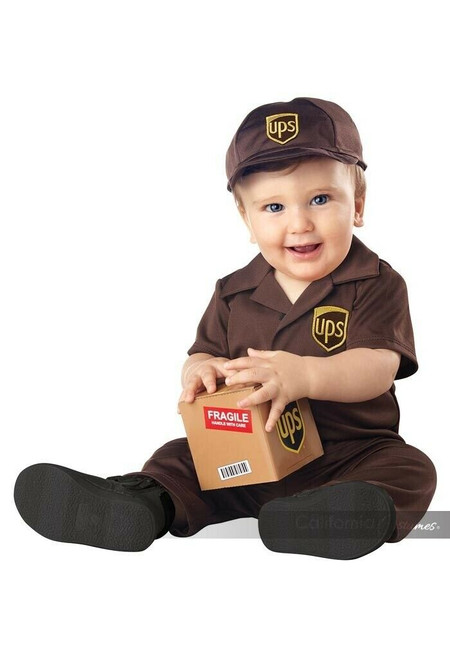 California Costumes UPS Uniform Worker Infants Baby Halloween Costume 10054 California Costumes UPS Uniform Worker Infants Baby Halloween Costume 10054