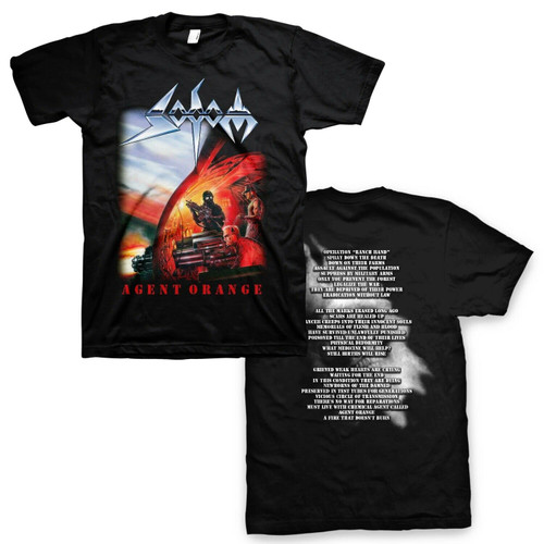 Sodom Agent Orange Album Heavy Thrash Black Metal Music Band T Shirt SD10073982 Sodom Agent Orange Album Heavy Thrash Black Metal Music Band T Shirt SD10073982